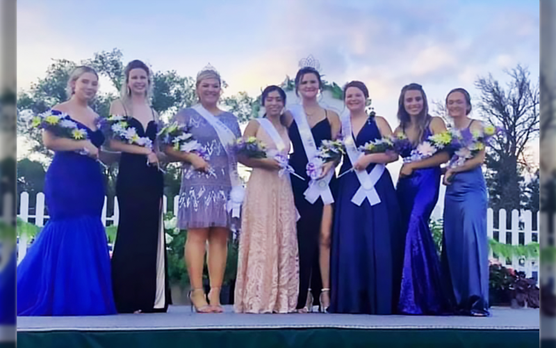 2021 NEW HAVEN YOUTH FAIR’S QUEEN AND HER COURT.