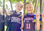 TATUM SCHEER won 3rd Place for 8th grade girls and her sister, Taylor, won 1st for 6th grade girls in the University of Missouri’s Show-Me State Games.