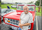 BILL HORN and his ‘61 Ford Bronco at the Car Cruise.