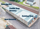 THE PROJECTED Paddle Stop Brewery plans.