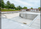 THE NEW HAVEN POOL progresses towards a proposed July 4 opening.